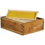 Hoover Hives 10 Frame Langstroth Beehive Dipped in 100% Beeswax Includes Wooden Frames & Waxed Foundations (2 Deep Boxes, 1 Medium Box)