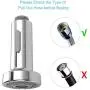 Kitchen Faucet Sprayer Head, Angle Simple Pull Out Sink Faucet Spray Head Nozzle Kitchen Pull Down Faucet Nozzle Spout Replacement Part 2 Functions, Chrome Kitchen Faucet Sprayer Head, Angle Simple Pull Out Sink Faucet Spray Head Nozzle Kitchen Pull Down Faucet Nozzle Spout Replacement Part 2 Functions, Chrome