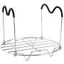 HapWay Steamer Rack Trivet with Heat Resistant Silicone Handles Compatible with Instant Pot 6 & 8 qt Accessories, Stainless Steel Steaming Rack Trivet Stand for Pressure Cooker HapWay Steamer Rack Trivet with Heat Resistant Silicone Handles Compatible with Instant Pot 6 & 8 qt Accessories, Stainless Steel Steaming Rack Trivet Stand for Pressure Cooker