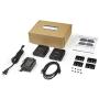 StarTech.com 2 Port USB 2.0 Extender Hub Over Cat5e/Cat6 Cable (RJ45) - 330ft/100m Industrial Metal USB Extender Adapter Kit w/ESD Protection - Externally Powered - 480 Mbps (USB2002EXT2NA)