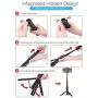 Selfie Stick Tripod, BlitzWolf Lightweight Aluminum All in One Extendable Phone Tripod Selfie Stick Bluetooth with Remote for iPhone 11 Pro/XS MAX/XS/XR/X/8 Plus/7 Plus/6S, Galaxy S10/S9/S9 Plus, More