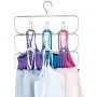 mDesign Metal Closet Rod Hanging Accessory Storage Organizer Rack for Womens Leggings, Yoga Pants, Scarves, Ties, Camisoles, Tank Tops - Snag Free Design - Chrome mDesign Metal Closet Rod Hanging Accessory Storage Organizer Rack for Womens Leggings, Yoga Pants, Scarves, Ties, Camisoles, Tank Tops - Snag Free Design - Chrome