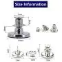 24 Sets Instant Button, No Sew Replacement Jean Buttons, 17mm Adjustable Metal Button Pins to Extend or Reduce Pants Waist Size 24 Sets Instant Button, No Sew Replacement Jean Buttons, 17mm Adjustable Metal Button Pins to Extend or Reduce Pants Waist Size