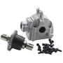 HHoo88 Metal Gear Box Shell Cover+Differential Gear+Screws for WLtoys 144001 1/14 RC Car - Upgrade Replacement Spare Parts for RC Crawler