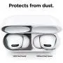 elago Dust Guard Compatible with AirPods Pro 3rd Generation - Dust-Proof Film, Ultra Slim, Luxurious Looking, Protect from Iron/Metal Shavings (1 Set, Dark Grey) [US Patent Registered]