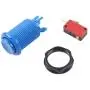 EG STARTS 6X American Style Standard Arcade Buttons Switchable Happ Type 30mm Push Button 3/16'' Terminal for Jamma Mame Kit Parts (Blue) EG STARTS 6X American Style Standard Arcade Buttons Switchable Happ Type 30mm Push Button 3/16'' Terminal for Jamma Mame Kit Parts (Blue)