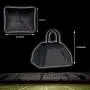 Metal Cowbells with Handles 3 inch Novelty Noise Maker - 12 Pack (Black)