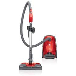 Kenmore 81414 400 Series Pet Friendly Lightweight Bagged Canister Vacuum with Extended Telescoping Wand, HEPA, Retractable Cord, and 4 Cleaning Tools, Red