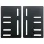 Kings Brand Bed Frame Headboard Bracket Modification Modi-Plate, Set of 2 Plates Kings Brand Bed Frame Headboard Bracket Modification Modi-Plate, Set of 2 Plates