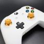 TOMSIN Metal Thumbsticks for Xbox One/ PS4 Controllers, Aluminum Analog Grip Replacement Parts for Xbox One S (2 Pcs) (Gold)