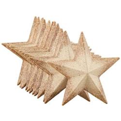 Wooden Stars for Crafts, Star Cutouts (2.9 x 2.9 x 0.5 In, 12 Pieces)