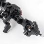 Benedict Harry Alloy Complete Front Axle and Rear Axle Upgrade Steel Gear for 1:10 Axial SCX10 II 90046/90047 SCX10 90027/90028 RC Jeep Rock Crawler