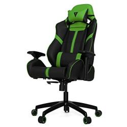 VERTAGEAR Gaming Chair Racing Seat, S-Line Large SL5000 BIFMA Cert, Black/Green