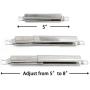 VICOOL BBQ Grill Kits Replacement for Kenmore 146.16198211,146.34611410,146.10016510, Porcelain Heat Shield, Stainless Steel Burners and Crossover Tubes Parts