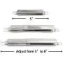 VICOOL BBQ Grill Kits Replacement for Kenmore 146.16198211,146.34611410,146.10016510, Porcelain Heat Shield, Stainless Steel Burners and Crossover Tubes Parts