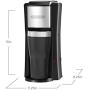 BLACK+DECKER Single Serve Coffeemaker, Black, CM618