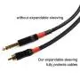 25ft - 1/2 inch PET Expandable Braided Sleeving – Black – Alex Tech braided cable sleeve 25ft - 1/2 inch PET Expandable Braided Sleeving – Black – Alex Tech braided cable sleeve