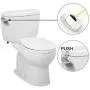 iFealClear Toilet Tank Flush Lever Replacement for TOTO THU068#CP Trip Lever For St743S, St454E Toilet Handle Replacement Trip Levers, Side Mount Toilet tank lever, Chrome