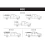 n-FAB D0273QC Nerf Step | Cab Length | Gloss Black Finish | fits 02-08 Dodge Ram 1500/2500 / 3500 Quad Cab 4 Door, All Beds