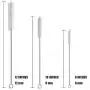 HIWARE Drinking Straw Cleaner Brush Kit - (3-Size) 9-Piece Extra Long Pipe Cleaners, Straw Cleaning Brush for Tumbler, Sippy Cup, Bottle and Tube