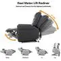 Mecor Lift Chair Power Lift Recliner for Elderly w/Dual Motor PU Leather Lay Flat Sleeper Recliner with Massage/Heat/Vibration/Remote Control for Living Room Mecor Lift Chair Power Lift Recliner for Elderly w/Dual Motor PU Leather Lay Flat Sleeper Recliner with Massage/Heat/Vibration/Remote Control for Living Room