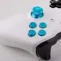 Metal Thumbsticks Joysticks for Xbox One, Aluminum Alloy ABXY Bullet Buttons Analog Grip Replacement Parts for Xbox One, Xbox One S/X, Xbox Series X Controllers with Installation Tools(Blue)