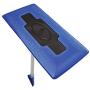Snow Joe SJBLZD 2-in-1 Snow Broom with 18-Inch Foam Head + Large Ice Scraper, Blue