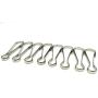 INNETOC 100 Pcs - Metal Spring Hooks 1 1/2'' 38mm Purse Pulis Snap Clip for Lanyard Zipper Pull Id Card (38mm, Nickel)