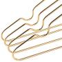 Amber Home 12'' Rose Gold Kids Baby Hangers 20Pack, Strong Metal Children Clothes Hangers for Closet, Space Saving Infant Hanger for Toddler Coats Pants (Rose Gold, 20)