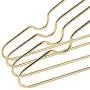 Amber Home 12'' Rose Gold Kids Baby Hangers 20Pack, Strong Metal Children Clothes Hangers for Closet, Space Saving Infant Hanger for Toddler Coats Pants (Rose Gold, 20)