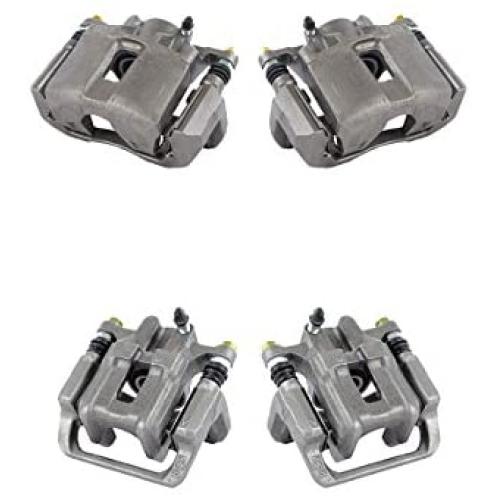 Callahan CCK11114 FRONT + REAR [4] Premium Grade Semi-Loaded OE Caliper Assembly Set Kit