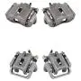Callahan CCK11114 FRONT + REAR [4] Premium Grade Semi-Loaded OE Caliper Assembly Set Kit
