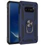 Military Grade Drop Impact for Samsung Galaxy Note 8 Case 360 Metal Rotating Ring Kickstand Holder Built-in Magnetic Car Mount Armor Shockproof Cover for Galaxy Note 8 Protection Case (Blue)