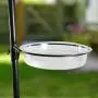 Sorbus Bird Feeding Bath Station, Metal Deck Pole for Bird Feeders, Great for Attracting Birds Outdoors, Backyard, Garden (Bird Bath Feeder Station - Black) Sorbus Bird Feeding Bath Station, Metal Deck Pole for Bird Feeders, Great for Attracting Birds Outdoors, Backyard, Garden (Bird Bath Feeder Station - Black)