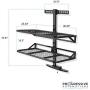 Motorized Large Wall Shelves Lift for Garage Storage, Electric Heavy Duty Shelves for Garage, Basement, Laundry Organization. 46.5'' x 28.0''