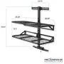 Motorized Large Wall Shelves Lift for Garage Storage, Electric Heavy Duty Shelves for Garage, Basement, Laundry Organization. 46.5'' x 28.0'' Motorized Large Wall Shelves Lift for Garage Storage, Electric Heavy Duty Shelves for Garage, Basement, Laundry Organization. 46.5'' x 28.0''