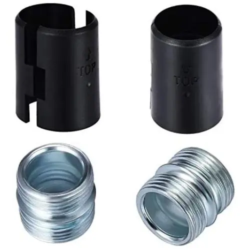 Canomo 48 Packs Wire Shelving Shelf Lock Clips and 4 Packs Connectors for 1 inch (0.047''/1.2mm Thick) Wire Shelve Shelving Unit Metal Rack Canomo 48 Packs Wire Shelving Shelf Lock Clips and 4 Packs Connectors for 1 inch (0.047''/1.2mm Thick) Wire Shelve Shelving Unit Metal Rack