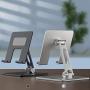 Ipad Stand Aluminum Metal Tablet Holder for Desk Angle Height Adjustable Ipad Holder for IPad Pro 9.7, 10.5, 12.9 Air Mini 4 3 2, Kindle, Nexus,Tablet Stand Gray