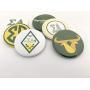 Sigma Alpha Set of 6 Pin-Back Buttons