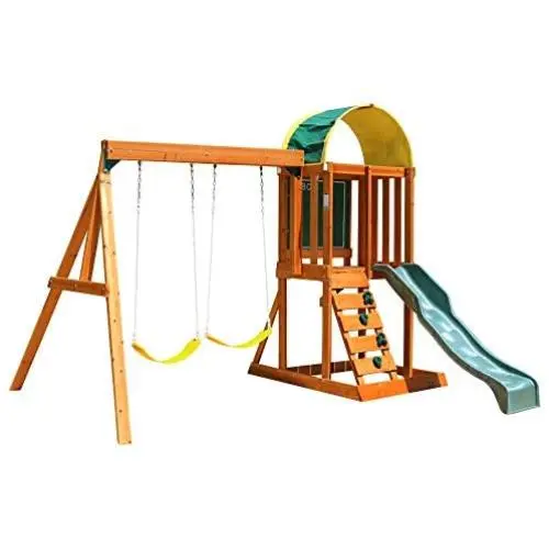 KidKraft Andorra Cedar Wood Swing Set / Playset F24140 KidKraft Andorra Cedar Wood Swing Set / Playset F24140