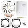 Antec CPU Cooler, C400 Glacial 120mm Pure White LED for Intel LGA 775/1150/ 1151/1155/ 1156/1366/ 2011/2066 & AMD Socket FM2/ FM1/ AM3+/ AM2 +/ AM2/ AM4