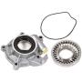 Evergreen TCK2001WOPT Compatible With 75-82 Toyota 2.2 SOHC 8V 20R / 2.4 SOHC 8V 22R Timing Chain Kit w/Timing Cover Oil Pump Water Pump