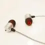 Hi-Fi Sound Earbuds Handsfree Earphones Mic Metal Headphones Headset In-Ear Wired 3.5mm [Silver] compatible with LG V20, V35, V40, G6, G7 ThinQ