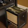 Sauder 408558 Edge Water Computer Desk, Estate Black L: 59.06'' x W: 23.23'' x H: 29.02'',