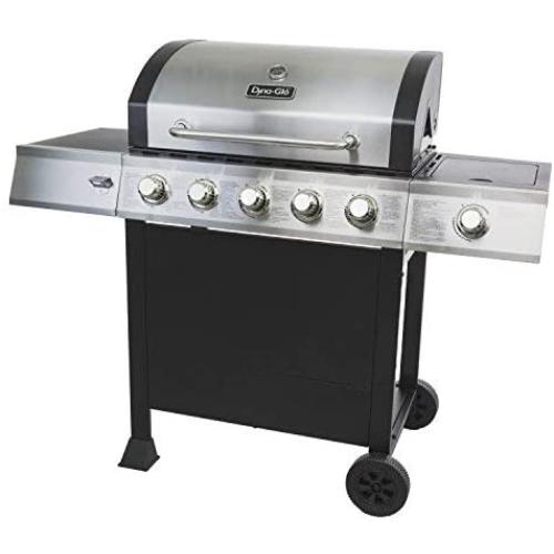 Dyna-Glo DGB515SDP-D 5 Burner Open Cart Propane Gas Grill