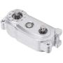 RC Transfer Case, Metal 1/10 Transfer Case RC Crawler Parts RC Accessories(Silver)