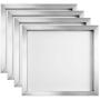 VEVOR Screen Printing Press 4 Color 1 Station and 4 Pieces 20x20 Inch Aluminum Silk Screen Printing Frames with White 110 Count Mesh