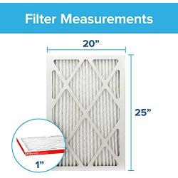 Filtrete 20x25x1, AC Furnace Air Filter, MPR 1000, Micro Allergen Defense, 2-Pack (exact dimensions 19.688 x 24.688 x 0.84)