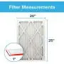 Filtrete 20x25x1, AC Furnace Air Filter, MPR 1000, Micro Allergen Defense, 2-Pack (exact dimensions 19.688 x 24.688 x 0.84)