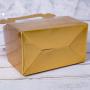 50-Pack Gable Metallic Gold Candy Treat Boxes,Small Goodie Gift Boxes for Wedding and Birthday Party Favors Box 6.2 x 3.5 x 3.5 inch